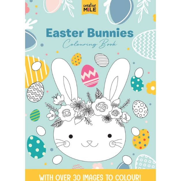 Easter Bunnies Colouring Book