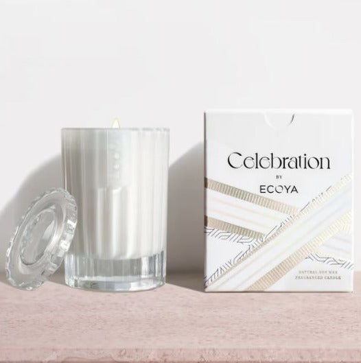 Ecoya Mini Celebration Candle - Musk & Vanilla