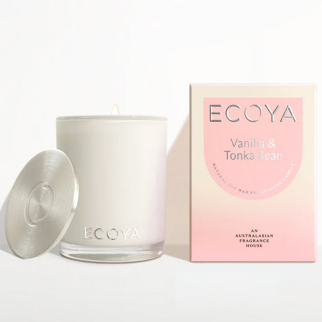 Ecoya Madison Mini Candle - Vanilla & Tonka Bean