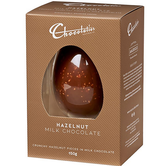 Chocolatier Hazelnut Milk Chocolate Egg 150g