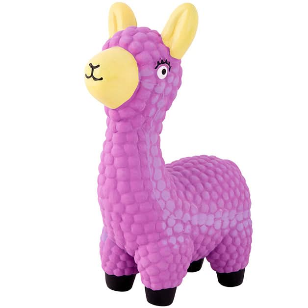 Squeaky llama Dog Toy x 1 Assorted