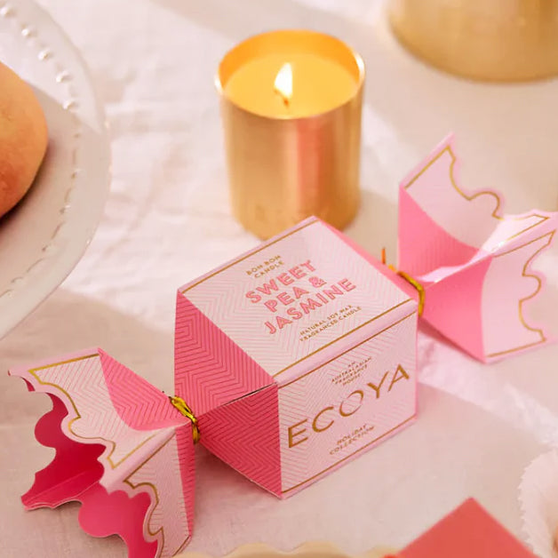 ECOYA Sweet Pea & Jasmine Bon Bon Candle