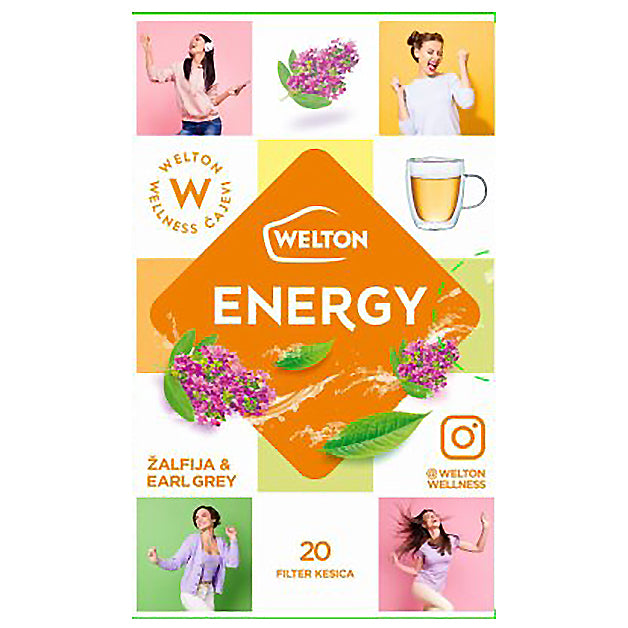 Welton Tea 20 Individual Bags - Energy