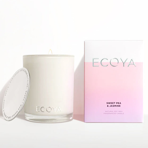 Ecoya Madison Candle 400g - Sweet Pea & Jasmine