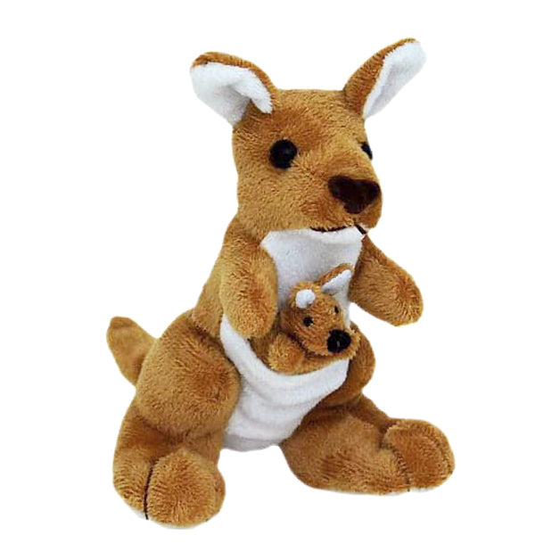 Kangaroo with Joey 17cm