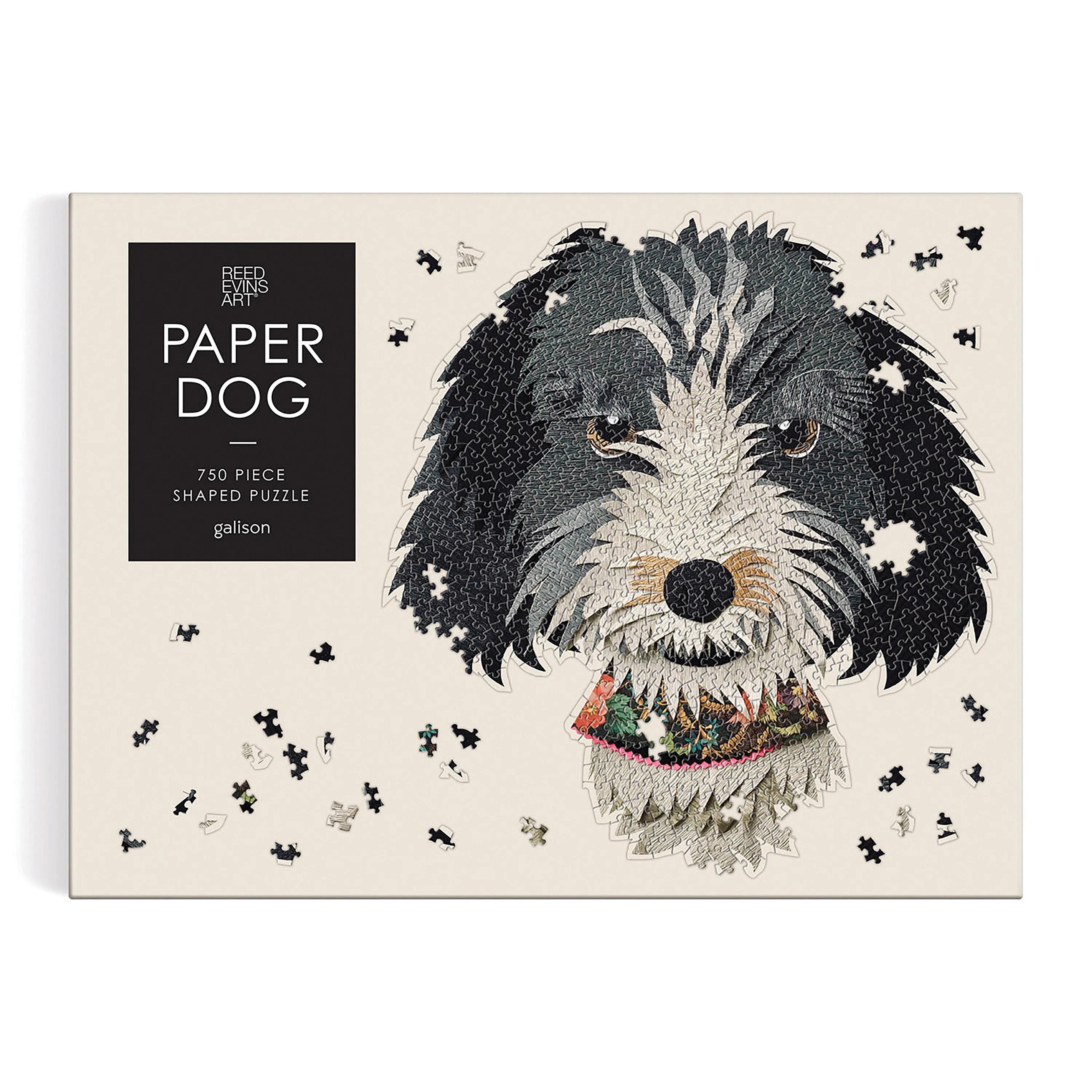 Paper Dog 750 Piece Shaped Puzzle