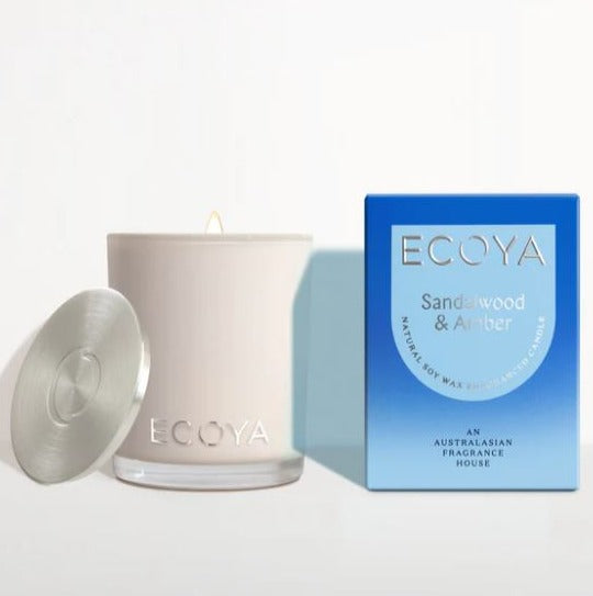 Ecoya Madison Mini Candle - Sandalwood & Amber