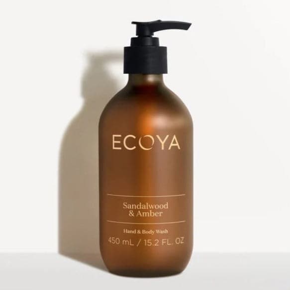 Ecoya Sandalwood & Amber Hand & Body Wash 450ml