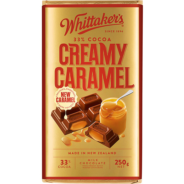 Whittaker's Creamy Caramel Chocolate 250g